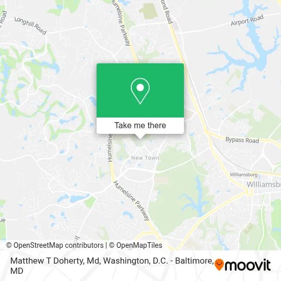 Matthew T Doherty, Md map