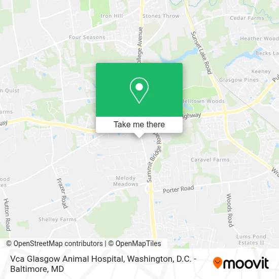 Vca Glasgow Animal Hospital map