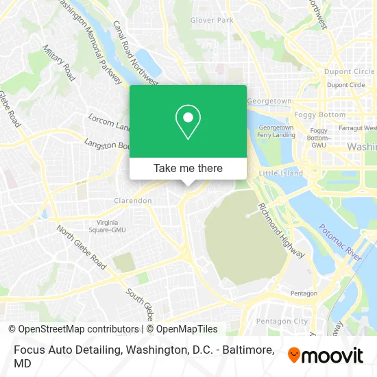 Focus Auto Detailing map