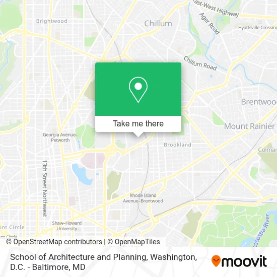 School Of Architecture And Planning map