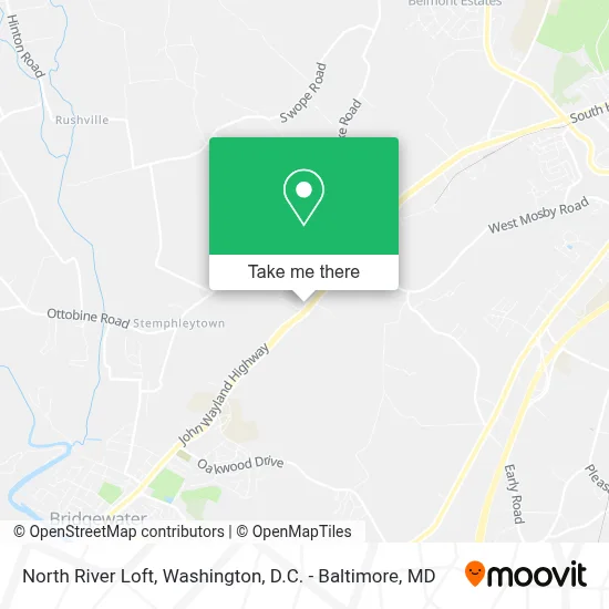 North River Loft map