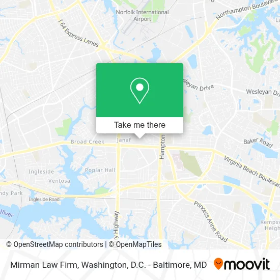 Mirman Law Firm map
