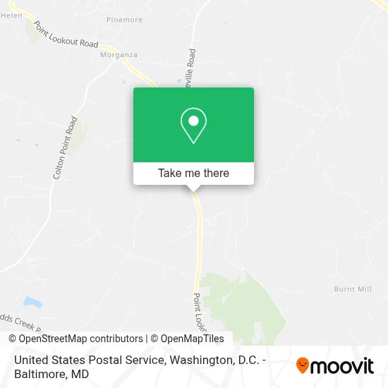 United States Postal Service map