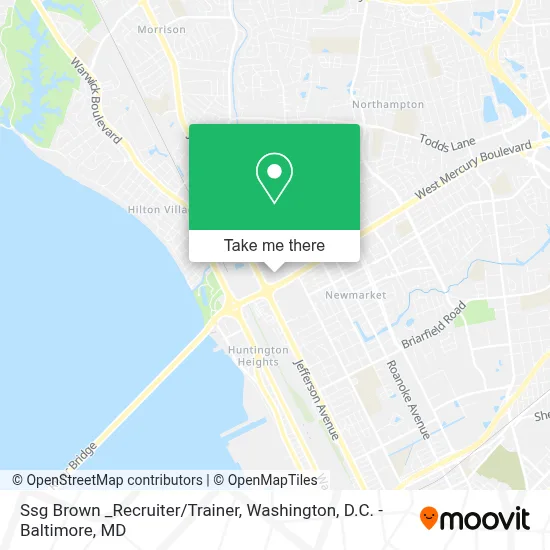 Ssg Brown _Recruiter/Trainer map