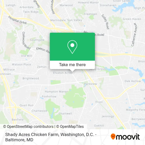 Shady Acres Chicken Farm map