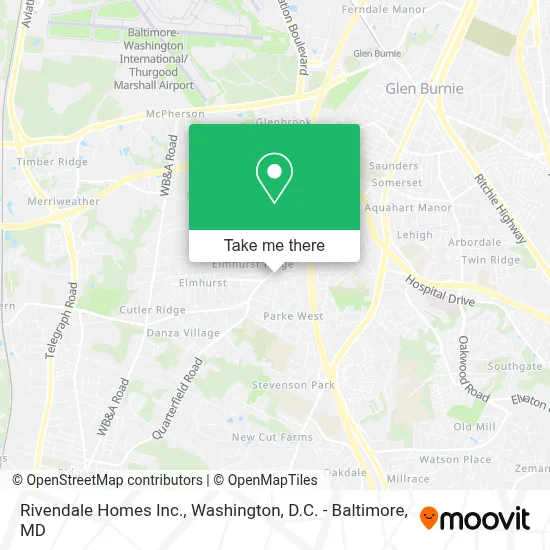 Rivendale Homes Inc. map