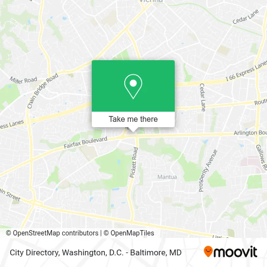 City Directory map