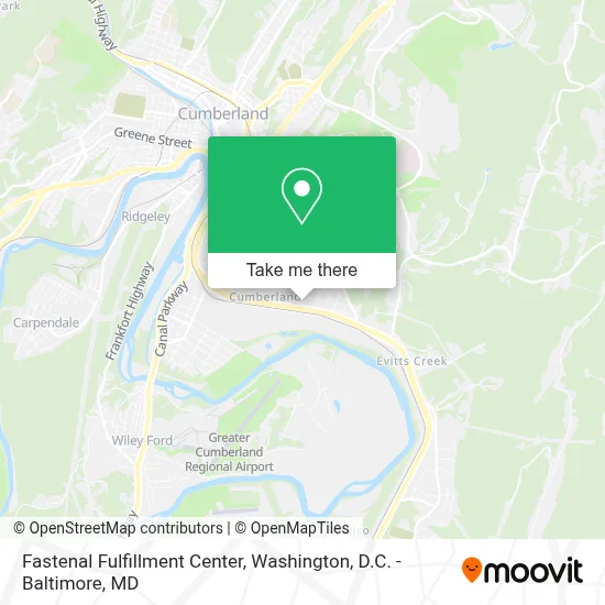 Fastenal Fulfillment Center map