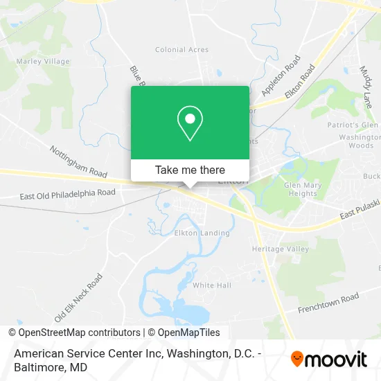 American Service Center Inc map