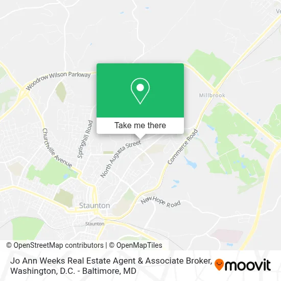 Jo Ann Weeks Real Estate Agent & Associate Broker map
