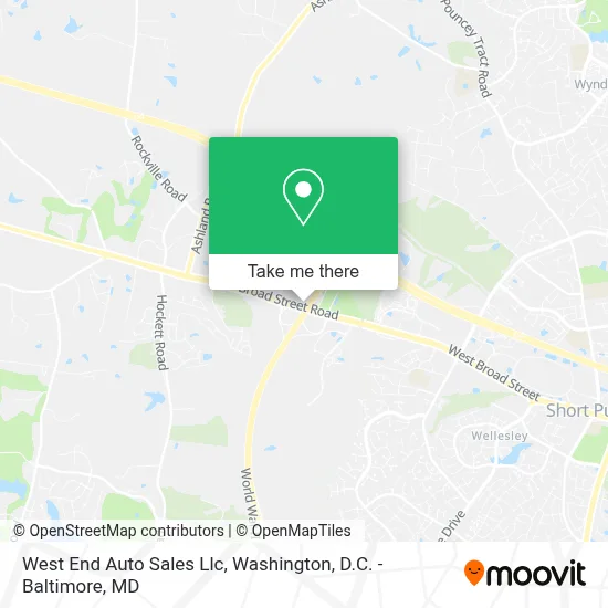 West End Auto Sales Llc map