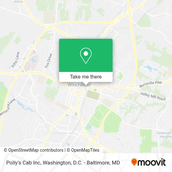 Polly's Cab Inc map