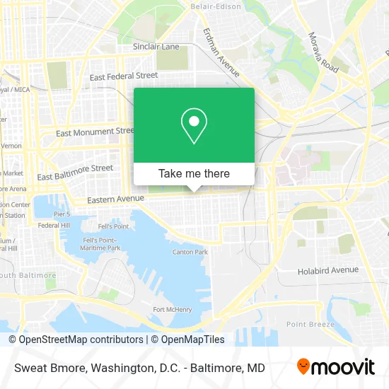 Sweat Bmore map