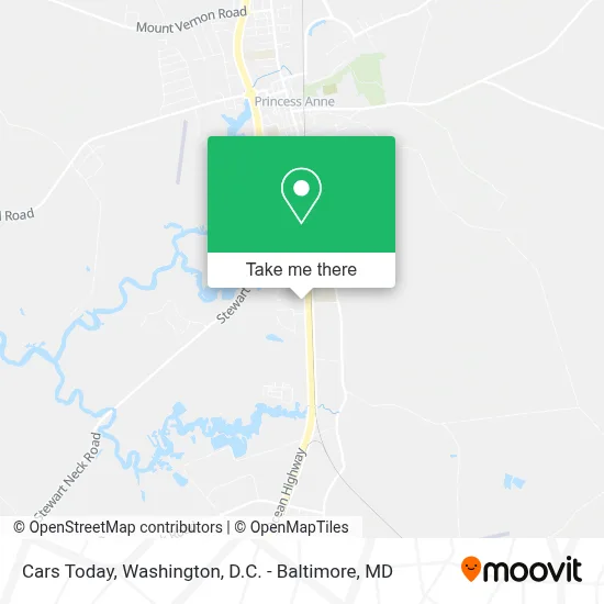 Cars Today map