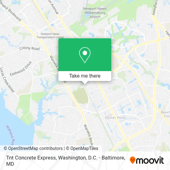 Tnt Concrete Express map