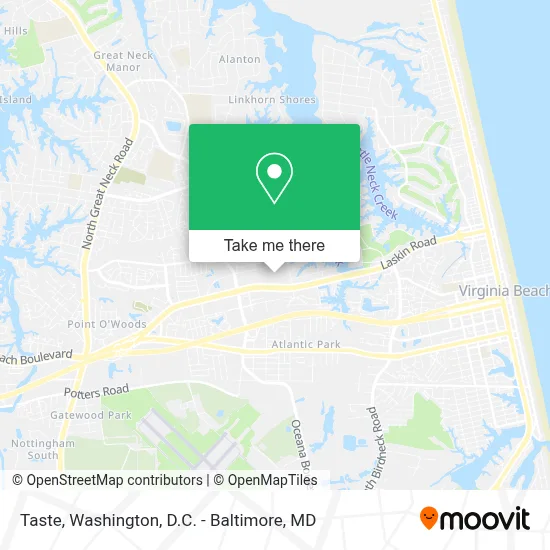 Taste map