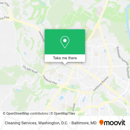 Cleaning Services map