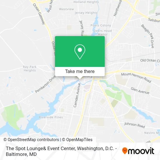 The Spot Lounge& Event Center map