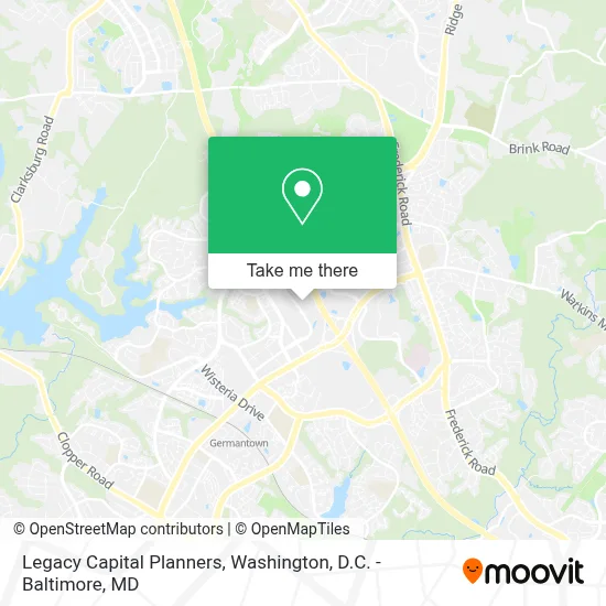 Legacy Capital Planners map