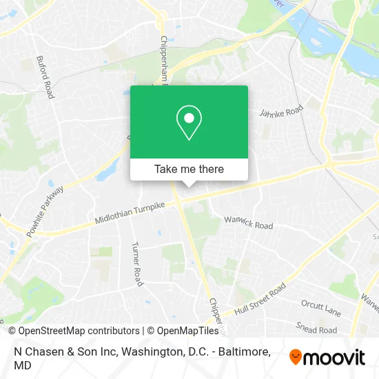 N Chasen & Son Inc map