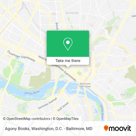 Agony Books map