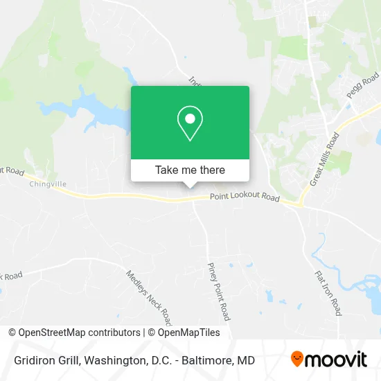 Gridiron Grill map
