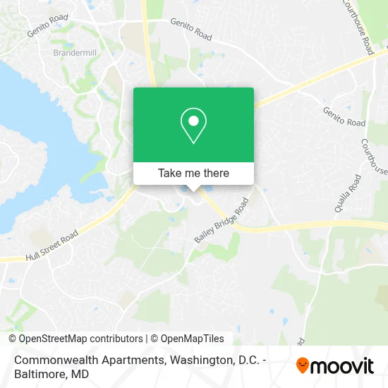 Commonwealth Apartments map