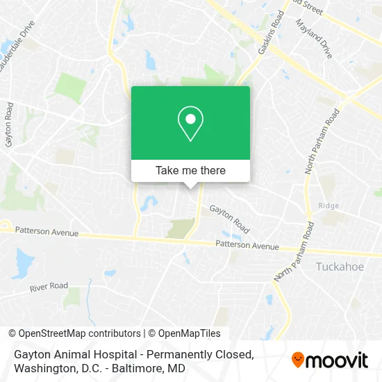 Gayton Animal Hospital - Permanently Closed map