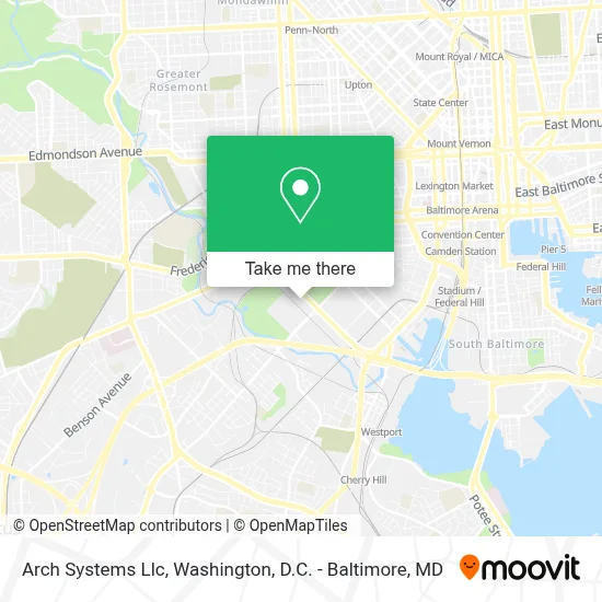Arch Systems Llc map
