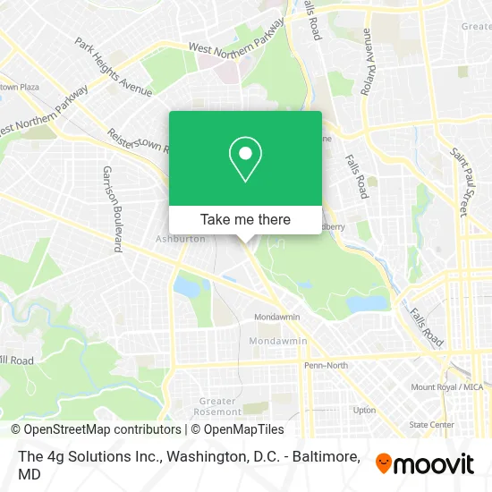 The 4g Solutions Inc. map