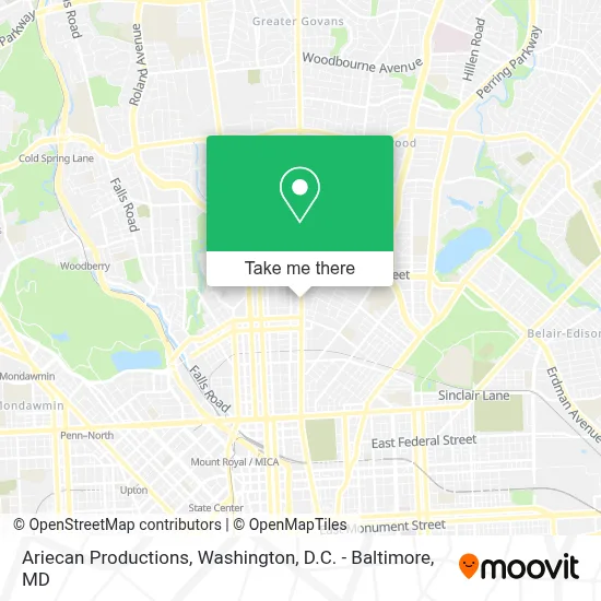 Ariecan Productions map
