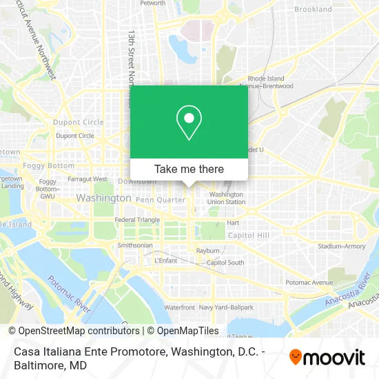 Casa Italiana Ente Promotore map