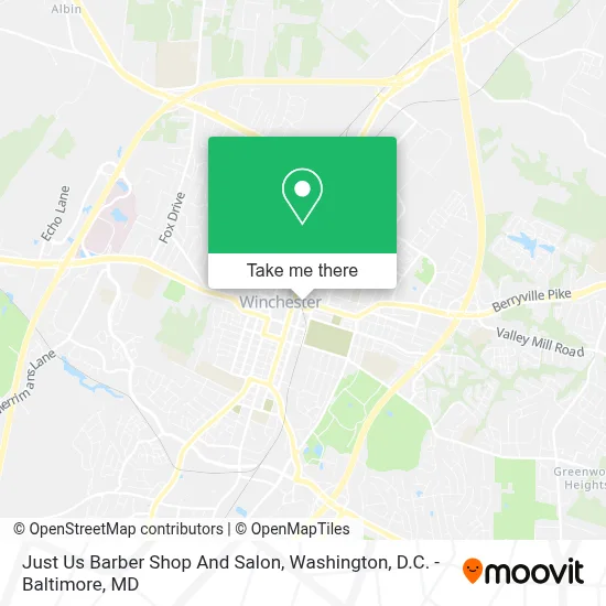 Just Us Barber Shop And Salon map