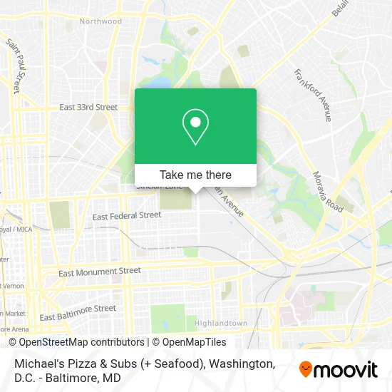 Michael's Pizza & Subs (+ Seafood) map