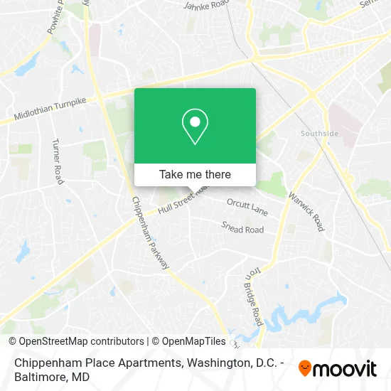 Chippenham Place Apartments map