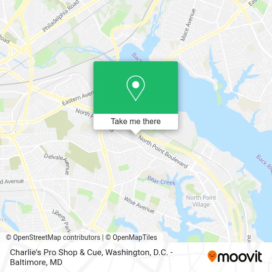 Charlie's Pro Shop & Cue map