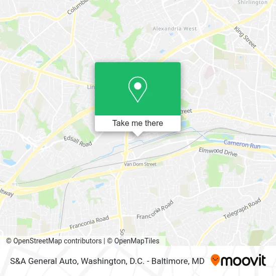 S&A General Auto map