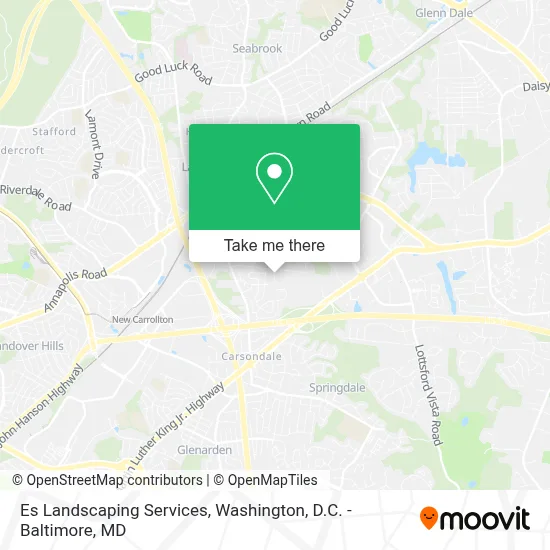 Es Landscaping Services map