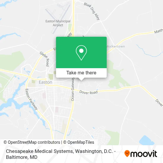Chesapeake Medical Systems map