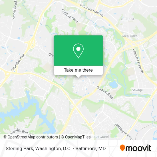 Sterling Park map