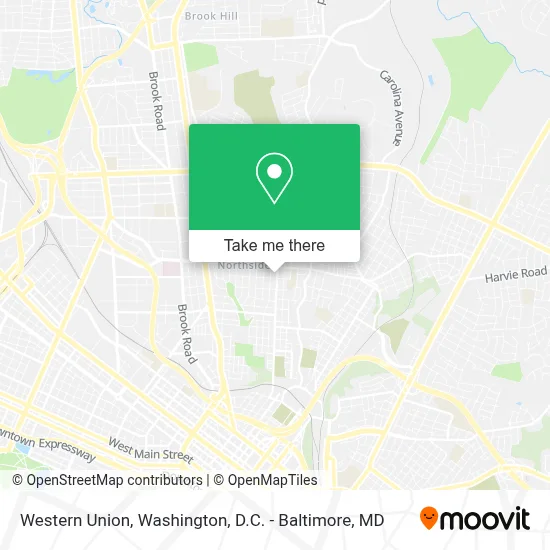 Western Union map