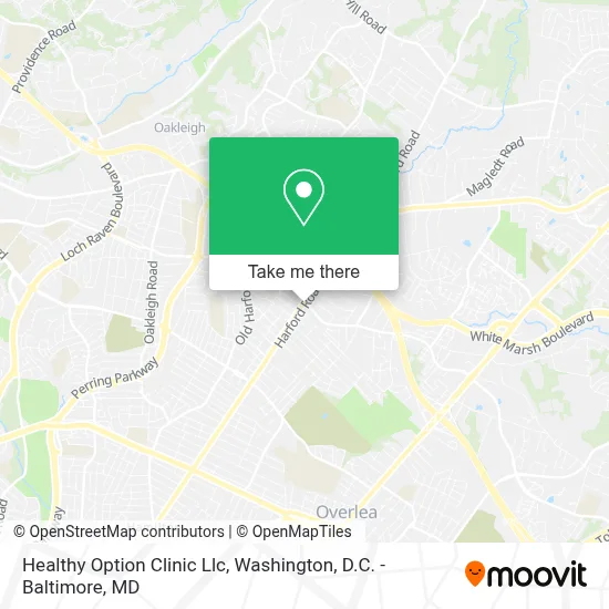 Healthy Option Clinic Llc map