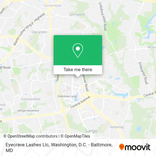 Eyecrave Lashes Llc map