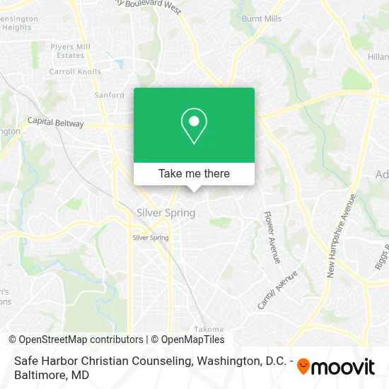 Safe Harbor Christian Counseling map