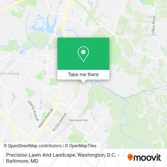 Precision Lawn And Landcape map