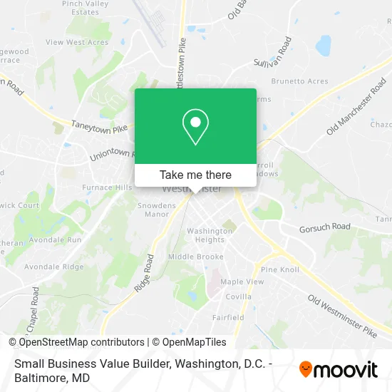 Small Business Value Builder map