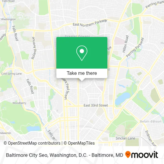Baltimore City Seo map