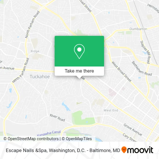 Escape Nails &Spa map