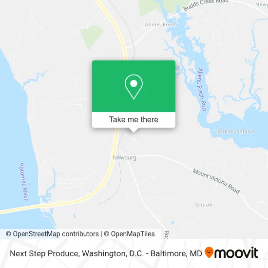 Next Step Produce map