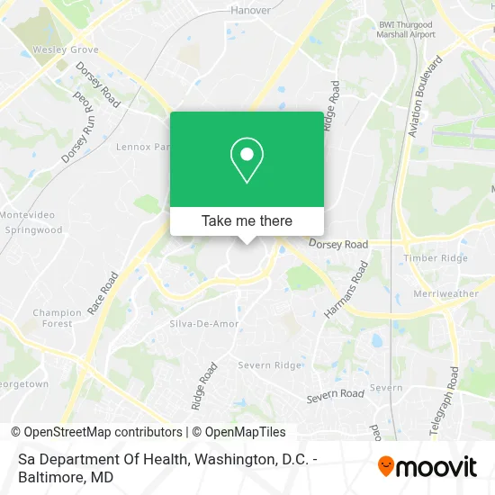 Sa Department Of Health map